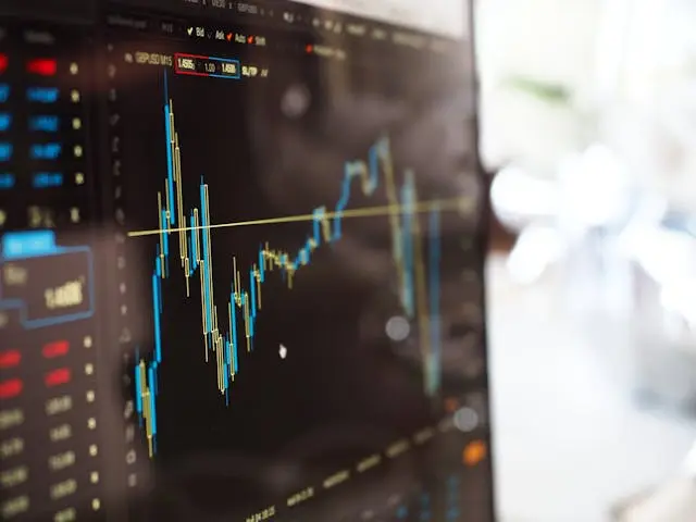 grafica que muestra inversion en bolsa de valores